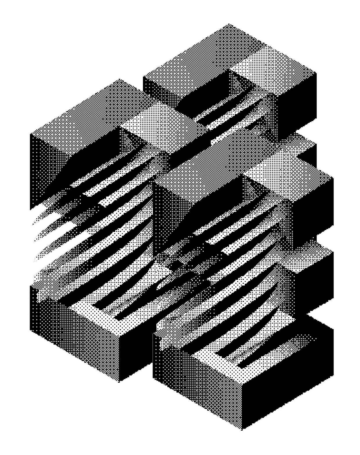 Architectural pillars illustration